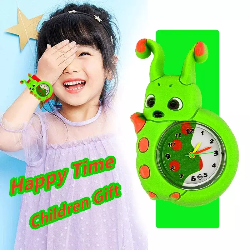 Reloj de juguete de animales de dibujos animados para niños, muñeca de Cosplay, regalo dulce para bebés, relojes coloridos para niños y niñas, regalo de Navidad