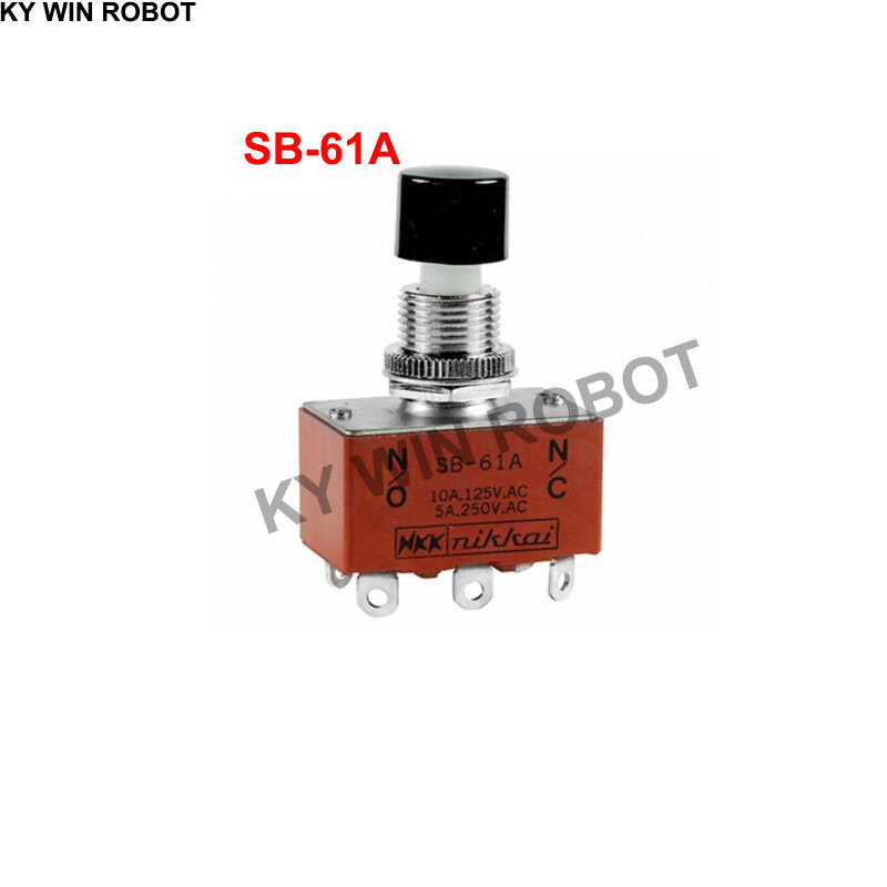 Interruptor de botón pulsador SB-61A Importación de Japón, SB-63A, SB61A, SB61B, SB63A, 1 unidad/lote, SB-61B