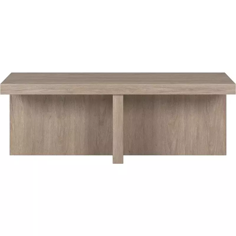 Elna 회색 커피 테이블, 거실 의자용, 넓은 식사 테이블 세트, 숨겨진 수납 가구, 가구 측면, 44 인치