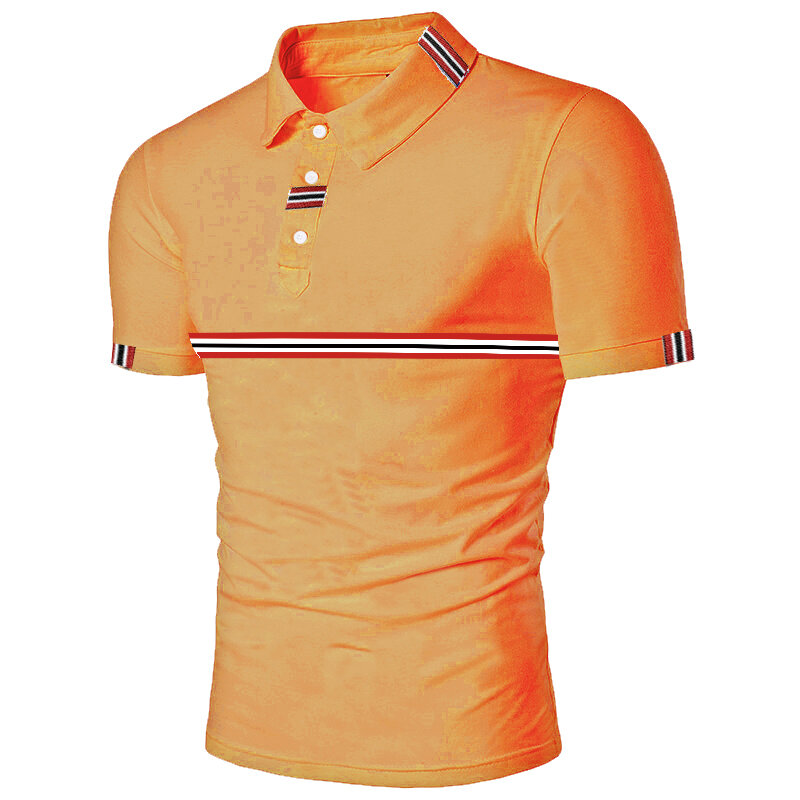 HDDHDHH Brand Polo Shirt Summer men Short Sleeve Turn-over Collar Slim Tops Casual Breathable Solid Color Business Shirt