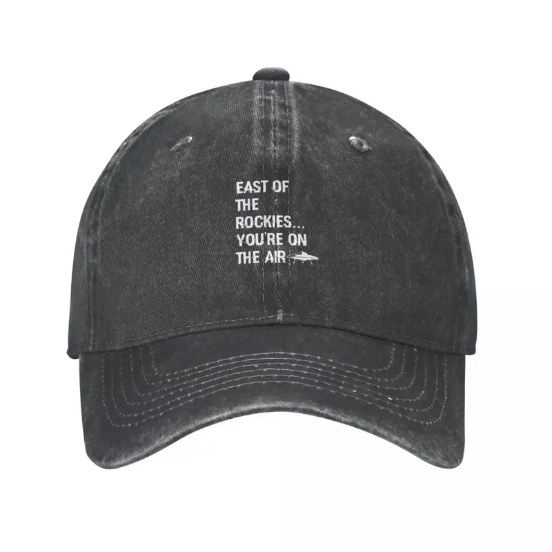 East of the Rockies Art Bell Saying 카우보이 모자, 골프 비치 모자, 남녀공용 모자