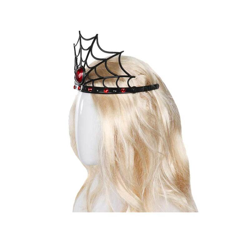 Devil Ghost Cosplay ikat rambut laba-laba Web penyihir ikat kepala dansa wanita kepala Hoop foto Prop Halloween karnaval kostum aksesoris