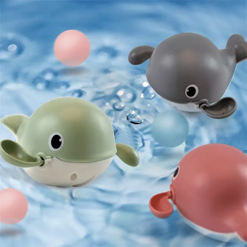 Play Water Swimming Toys Crianças Crianças Banheira Animais Chuveiro Banho Clockwork Dolls Baby Summer Bathroom Bathing Cute Funny Toy