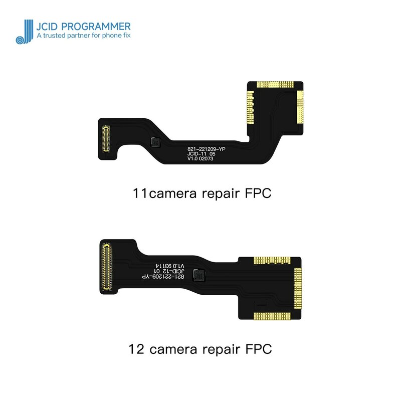 Jcid-広角カメラ修理アダプター、リアカメラ、iPhone 11、12、13、14、コード、不一致、ポップアップ、fpc用のfpcフレックスケーブル