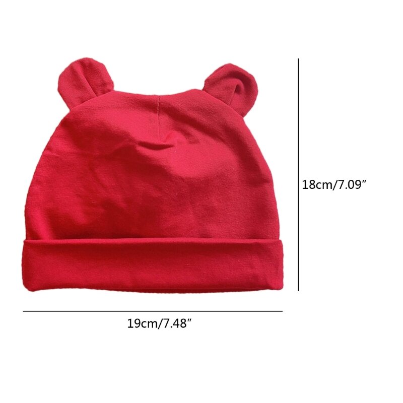 Модернизированная шапка для новорожденных с медвежьими ушками, детская шапка для маленьких мальчиков и девочек, шапки для шапка