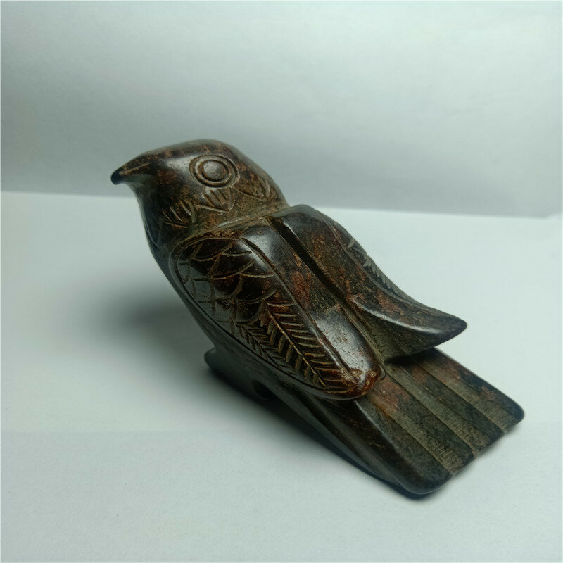 磁気、古い工芸品、卸売用品、アンティーク、記事を備えた鉄の石の鳥の装飾品、古い工芸品