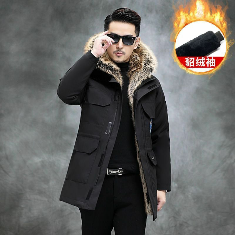 Pai Overcome Winter Overcoat Two New Can Open The Inner Extra Outwear Thick Coat Male Autumnn Winter Jacket Imitation Fur Parkas