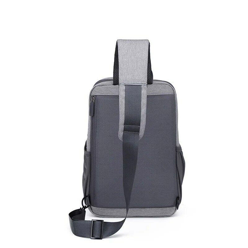 Bolso de hombro multifuncional de gran capacidad para hombre, bolsa de pecho informal, bandolera pequeña para exteriores, novedad