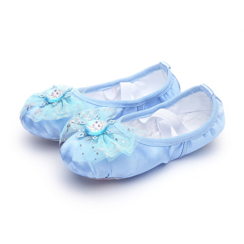 Chaussures de danse princesse mignonnes pour enfants, chaussures d'entraînement de danse chinoise, chaussures de ballet à semelle souple, griffe de chat, filles et femmes