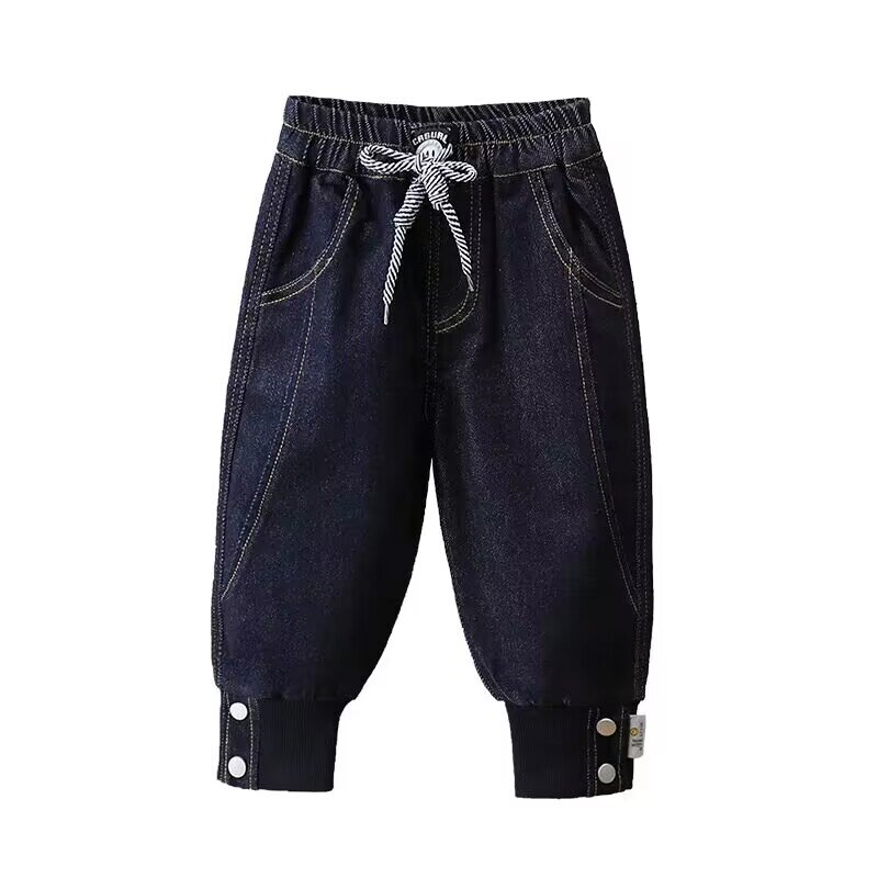 Boy Jeans Velvet Winter Warm Pant 1-7T Jeans per ragazze pantaloni ragazzi autunno capispalla vestiti pantaloni per bambini abbigliamento per bambini
