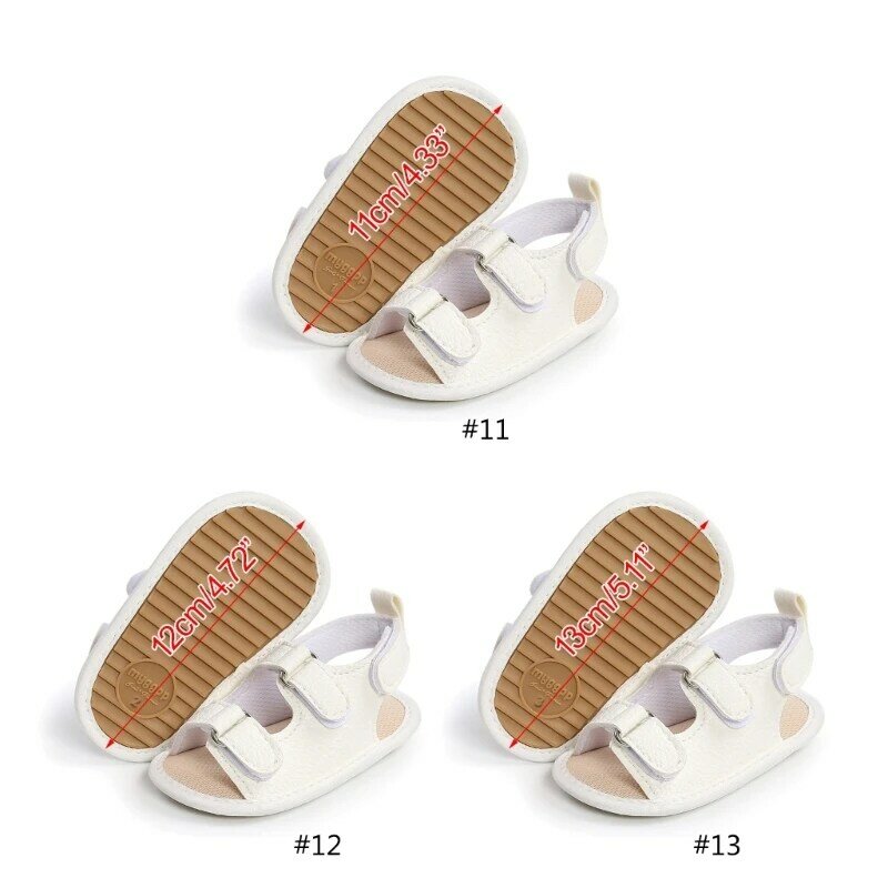 아기 0-2Y 유아 프리워커 여름 샌들 신발을 위한 F62D 소프트 솔 퍼스트 워커 신발
