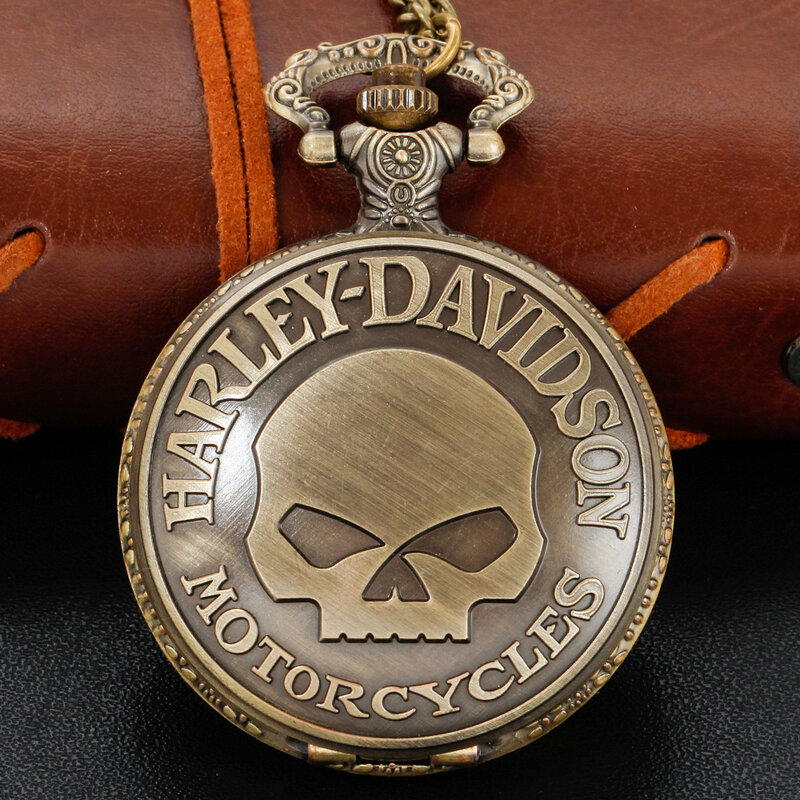Классические рыцарские джинсовые крутые кварцевые карманные часы с рисунком черепа винтажные круглые высококачественные стальные подвески на ожерелье ювелирные изделия в подарок
