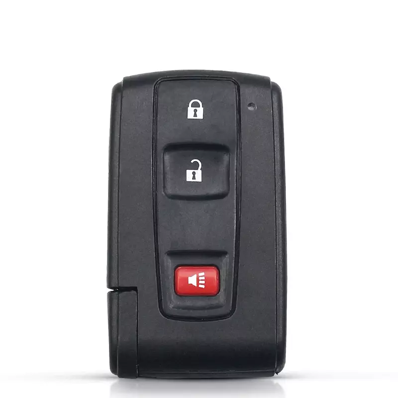 KEYYOU 2/3 Buttons Remote Smart Car Key Cover For Toyota Prius 2004 - 2009 Corolla Verso Camry With / No Uncut Blade