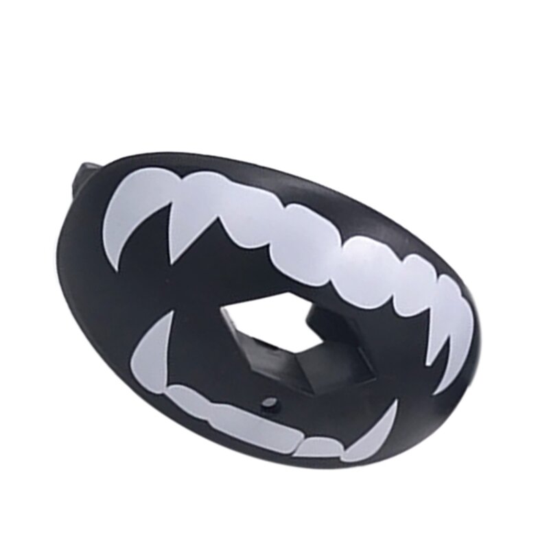 Rugby Mouth Guard Tooth Protector American Football Lip Protection With Connected Strap