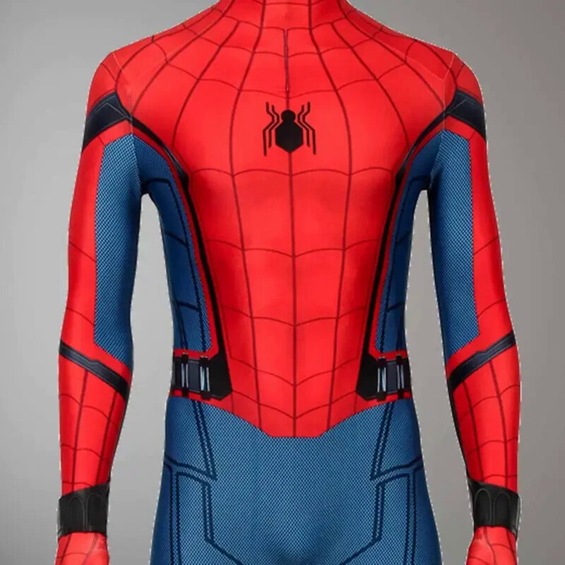 Halloween Male Adults Kids Homecoming Peter Parker Spidercostume SuperHero Cosplay Zentai Bodysuit Party JumpSuit