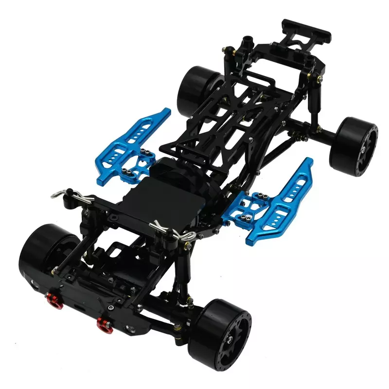 Metal pedal lateral quadro pedal para modelo de simulação spgcm carro axial scx24 90081