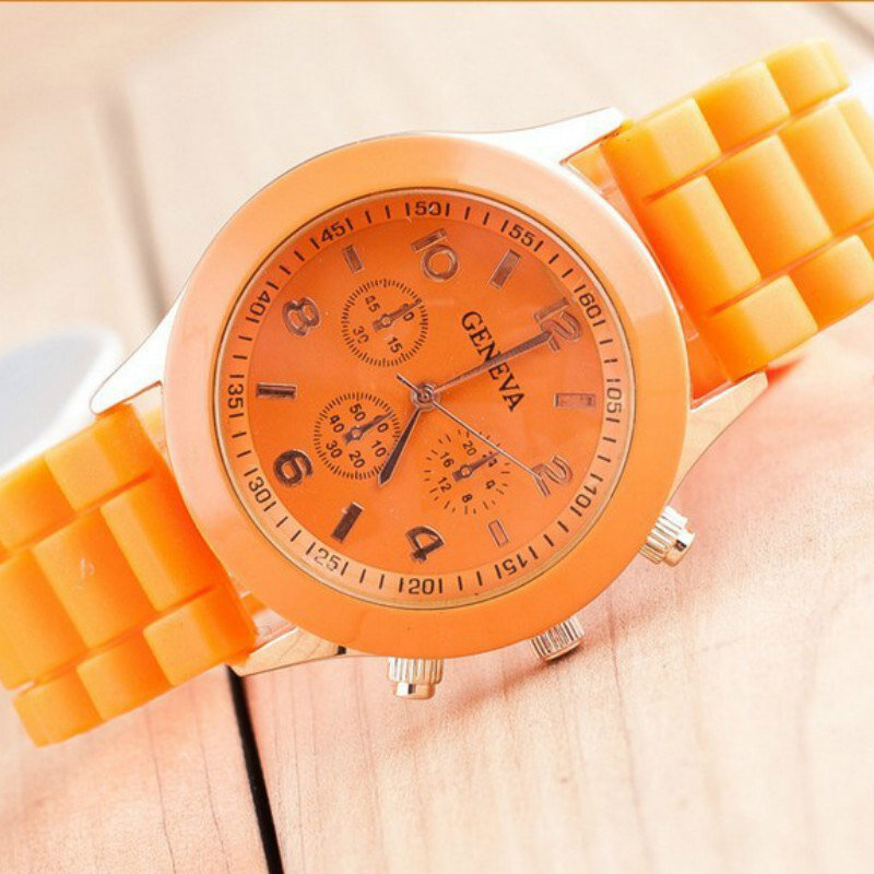 ใหม่หรูหรานาฬิกากันน้ำสำหรับผู้หญิงควอตซ์นาฬิกาสายรัดซิลิโคนนาฬิกาข้อมือผู้หญิงสี Candy วันเกิดของขวัญ Reloj Mujer Montre Femme