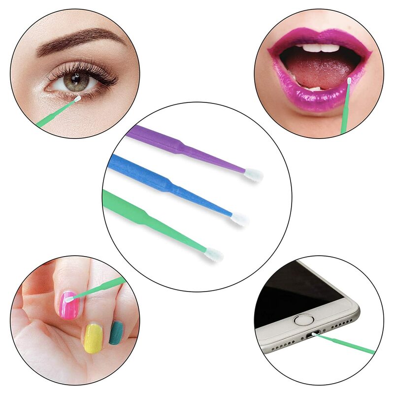 100/300/500pcs Eyebrow Eyelash Brushes Eyelash Spools Mascara Wands Disposable Applicator for Eyelash Extension Makeup Tool