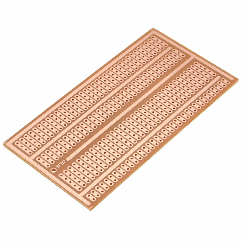Placa de pruebas PCB de papel prototipo de cobre de un solo lado, 1 piezas, 5x9,5 cm, 2-3-5 agujeros de unión