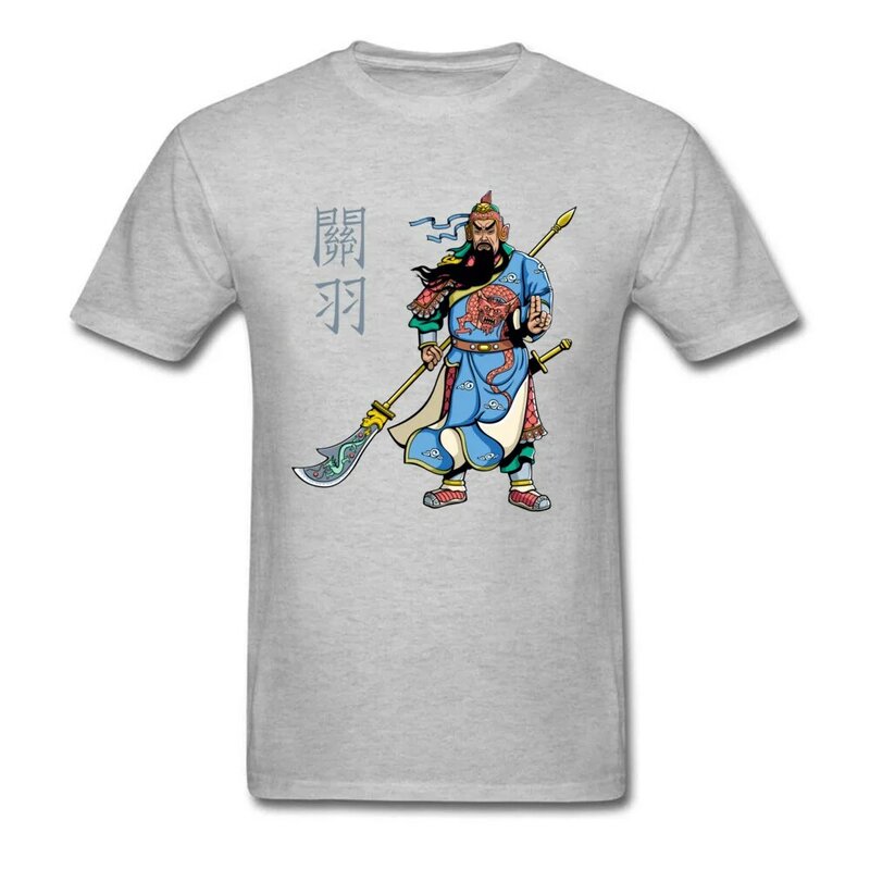 Unieke Ontwerp Peking Opera Chinese Hero Warrior Guan Yu Print T-shirt. Zomer Katoen O-hals Korte Mouwen Mens T Shirt Nieuwe S-3XL