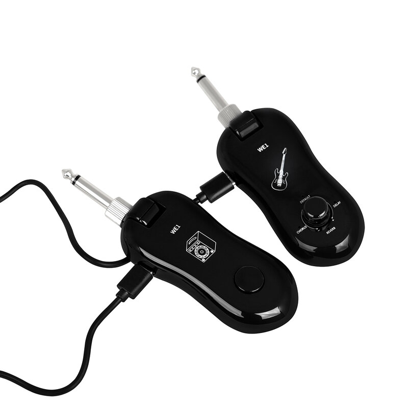 KOPPO Wireless Guitar System Transmitter Receiver Rechargeable Multifunctional Audio Transmitter for Electric Guitar Bass