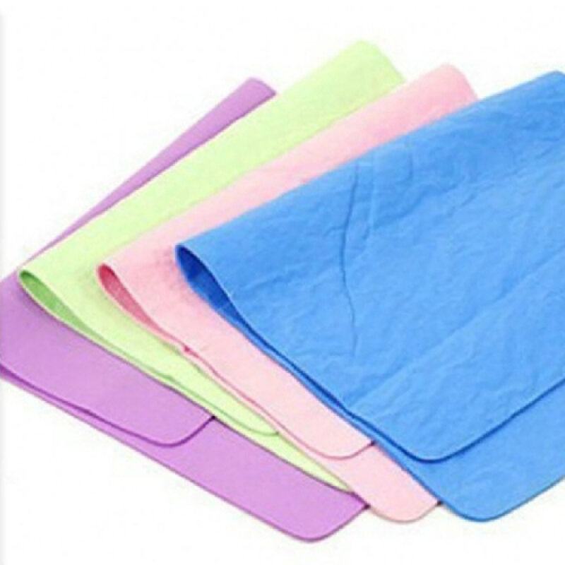 Asciugamani per la pulizia dell'auto elastici naturali Shammy Chamois Leather irregolare forma libera asciugatura lucidatura panno per la cura del lavaggio
