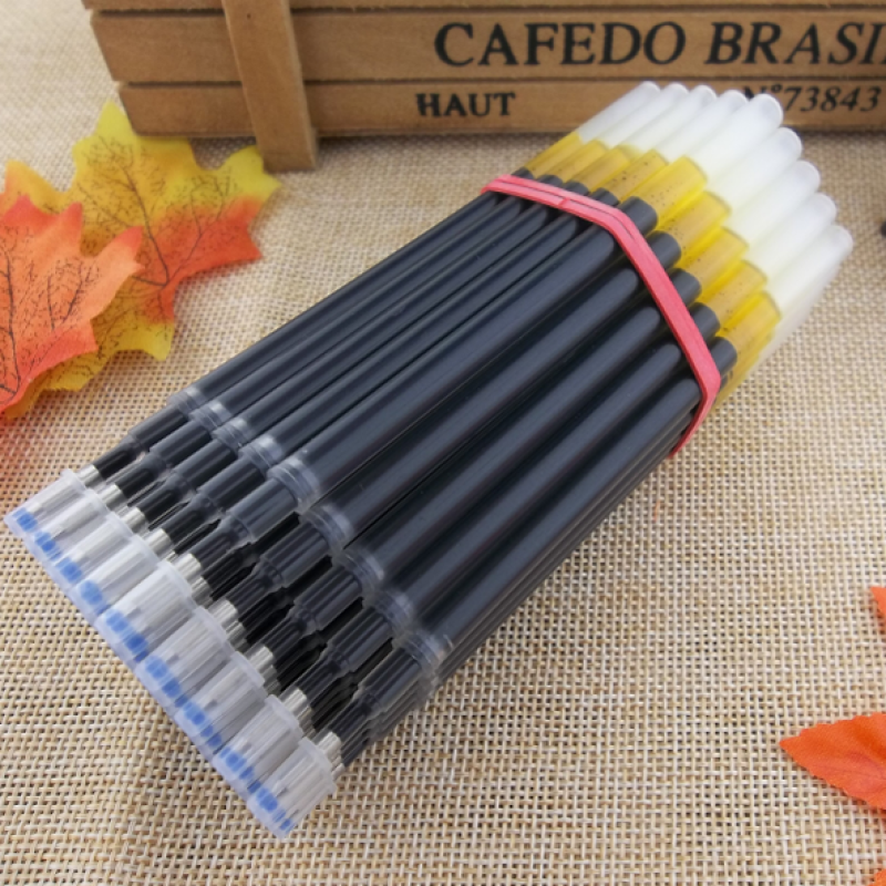 Bolígrafo de Gel de gran capacidad para negocios, bolígrafo de 1,0/0,7/0,5mm, plumas de escritura de caligrafía, negro de carbono/azul/rojo