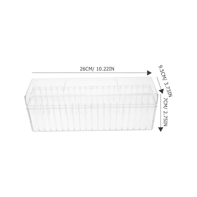 Graded Box For Box Multi-slots Holder Collection Clear Plastic Boxes for Protector Transparent Organizer