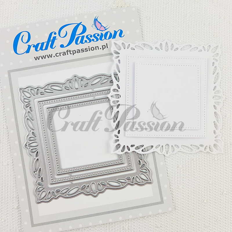 Square Lace Border Metal Cutting Dies for DIY Scrapbooking Photo Album Decorative Embossing Paper Card Crafts Die 2022