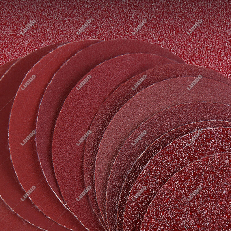 2, 3, 4, 5, 6 дюймов, Круглый песочный бумажный диск, абразивный полировальный диск, шлифовальный лист, набор для полировки, зернистости, бумажные диски, зернистость 60-5000
