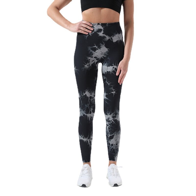 Pantalon de yoga sans couture imprimé pour femme, taille haute, levage des hanches, collants de sport, leggings de course, fitness, gym, nouveau
