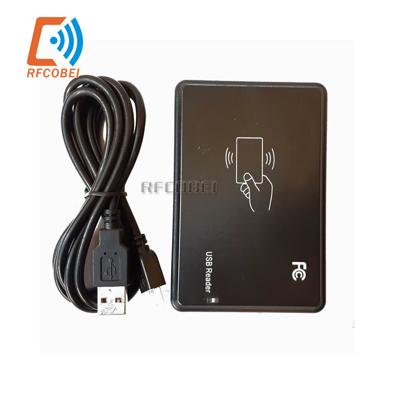 15 rodzajów formatu czytnik RFID 125KHZ EM4100 USB na inteligentny czytnik dowodów osobistych unikaj napędu 125KHZ System kontroli dostępu do drzwi zbliżeniowych