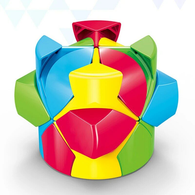 2X2 Kubus Ajaib Silinder Teka-teki 2X2X2 Cubo Magico Mainan Pendidikan untuk Siswa Kubus Foto Ajaib Kubus Ajaib Hadiah Anak-anak Mainan Edukatif