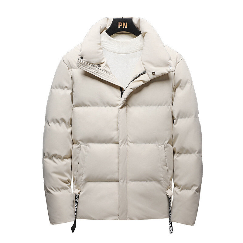 Ropa de algodón de lujo para hombre, chaqueta cálida de moda, ligera y gruesa, estilo Simple, novedad de invierno, 2022
