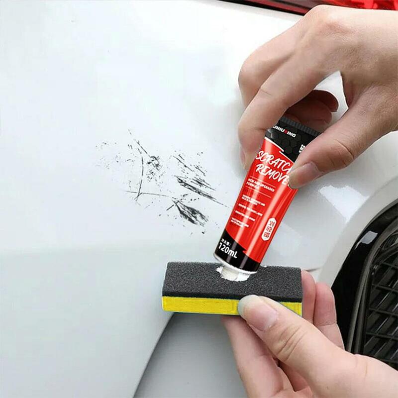 Car Paint Scratch Polishing Wax, Moagem, Removedor de arranhões, Cuidado do carro, Abrasivo, 120ml, Novo, 2024