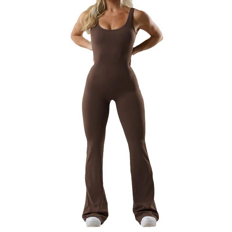 Bodysuit elástico de peça única para mulheres, conjunto de ioga, roupas esportivas, roupas de ginástica, roupas fitness, novo
