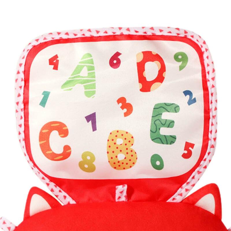 Baby Tummy Pillow Education Toy Cartoon Multifunction Breathable Crawling Toy Toddlers Pillow for Bedroom Room Living Room Home