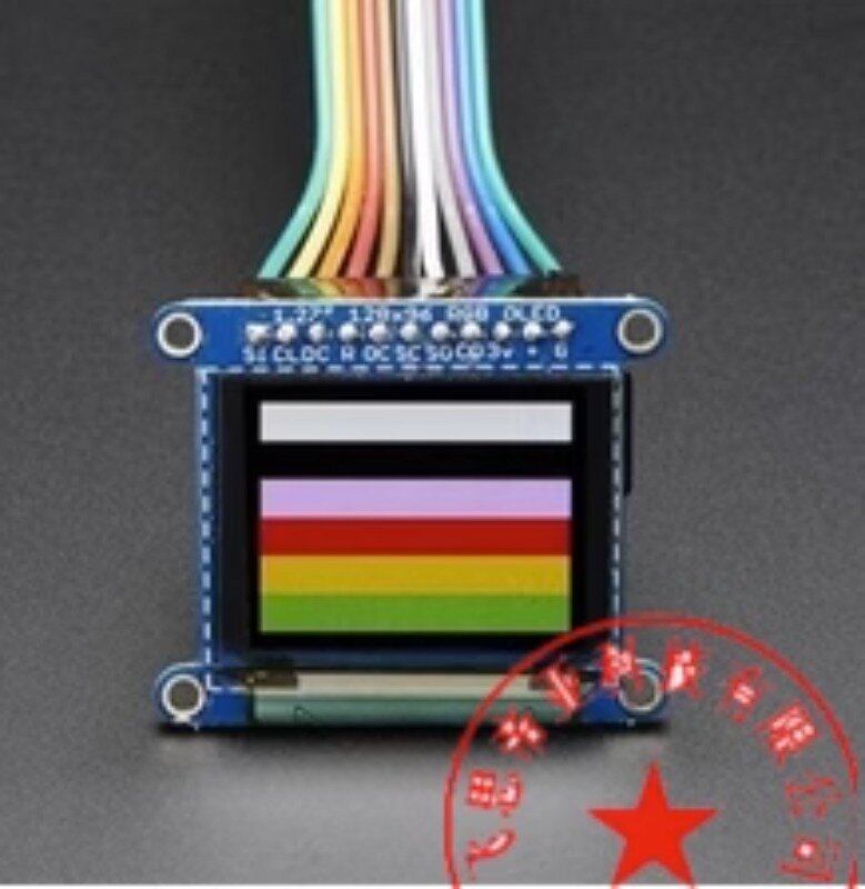 1673 OLED Breakout Board - 16-bit Color 1.27w /microSD board