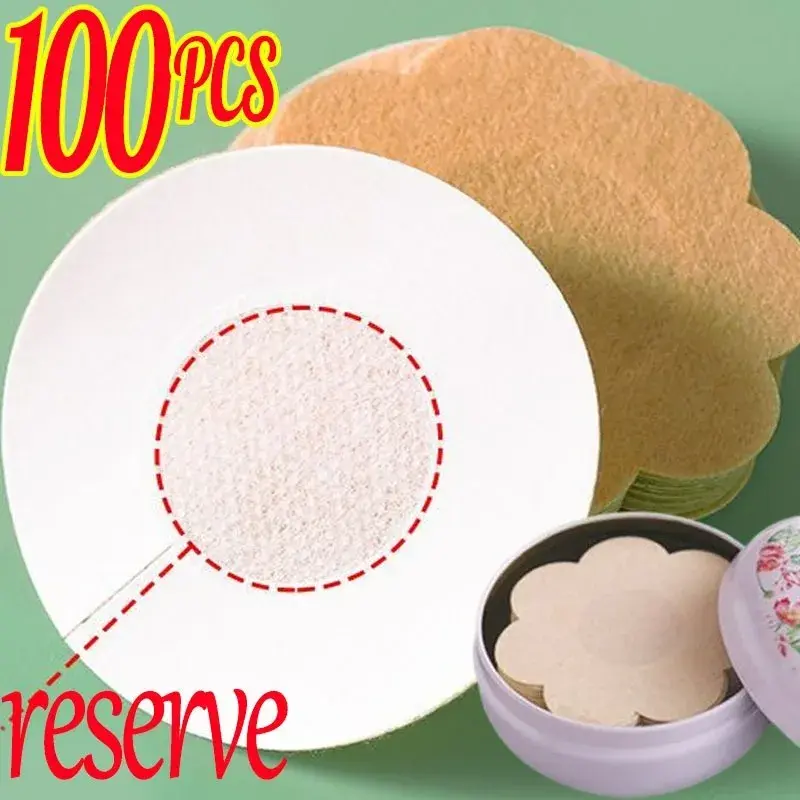 10/100pcs Women Sexy Invisible Nipple Cover Sticker Safety Breast Lift Tape Self-Adhesive Disposable Chest Pastie Bra Padding