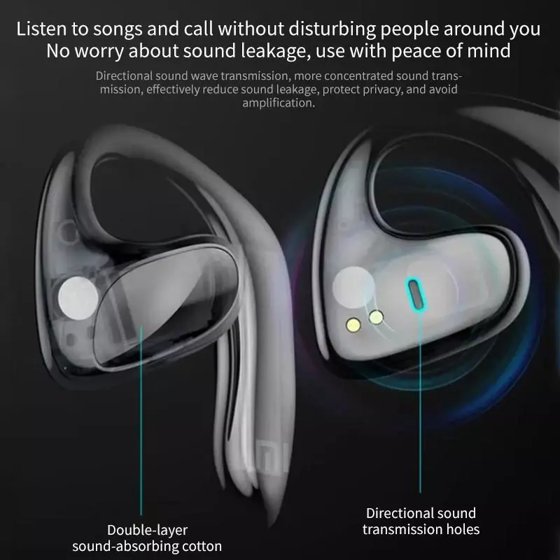Xiaomi S900 Bluetooth Earphones Conduction Open Ear Hook Wireless Sport Headphone HiFi Stereo Waterproof Noise Reduction Headset