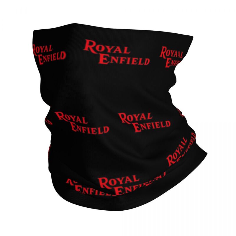 Royal-Enfields chustka na szyję z nadrukiem wyścigi motocyklowe miłośnik motoryzacji kominiarki maska szalik ciepła jazda na rowerze sport dla dorosłych nadająca się do prania