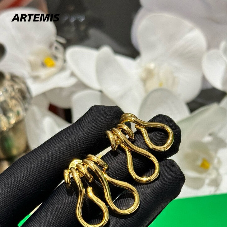 女性のための豪華なイヤリング,24kゴールドメッキイヤリング,上質なヨーロッパのデザイナージュエリー,新しいコレクション2024