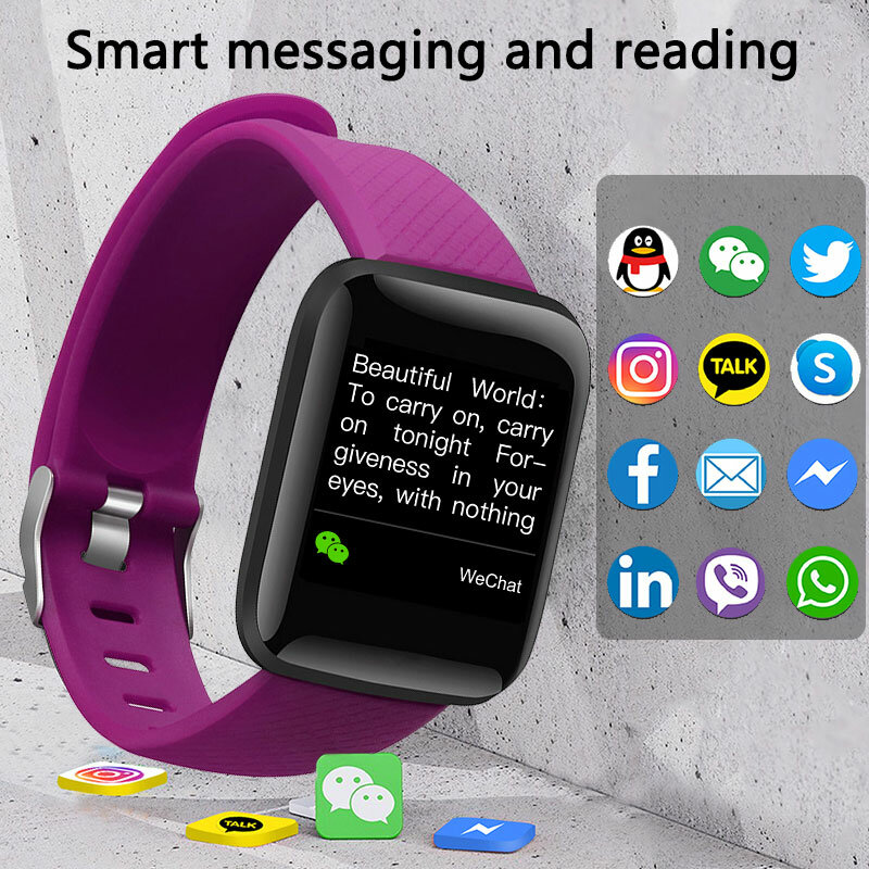 Smart Klok Studenten Waterdichte Fitness Tracker Digitale Smart-Watch Voor Meisjes Voor Kinderen Smart Watch