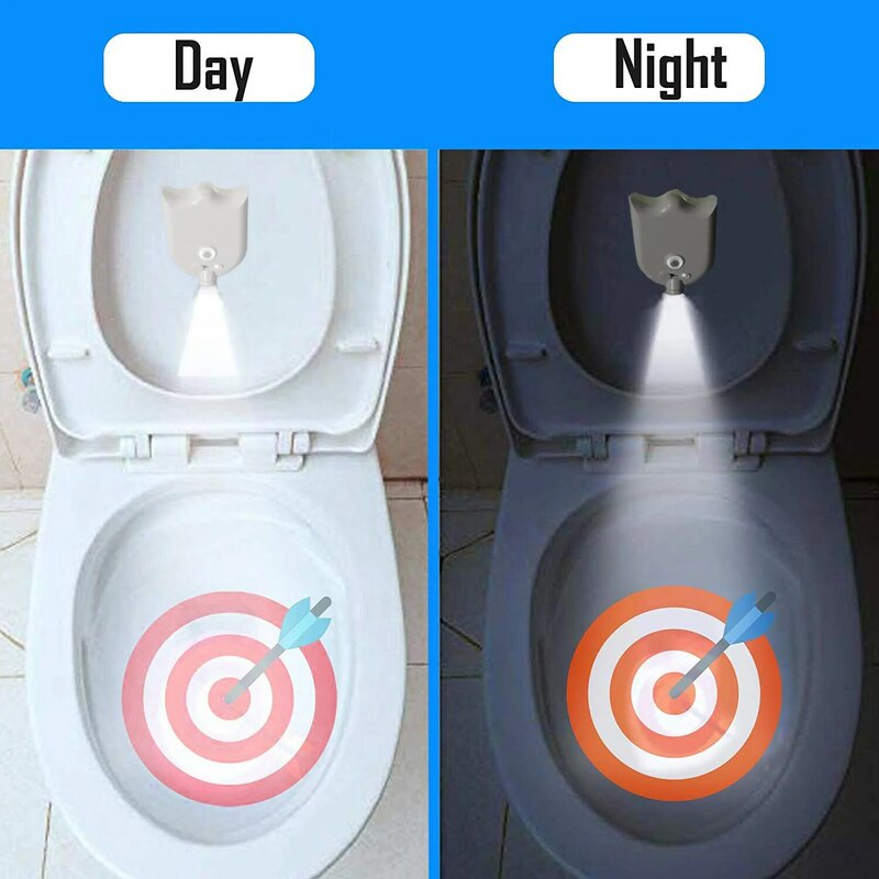 Toiletten projektions lampe kreative Bewegungs sensor Toilette LED Nacht lampe Hintergrund beleuchtung Toiletten schüssel Sitz sensor Beleuchtungs lampe