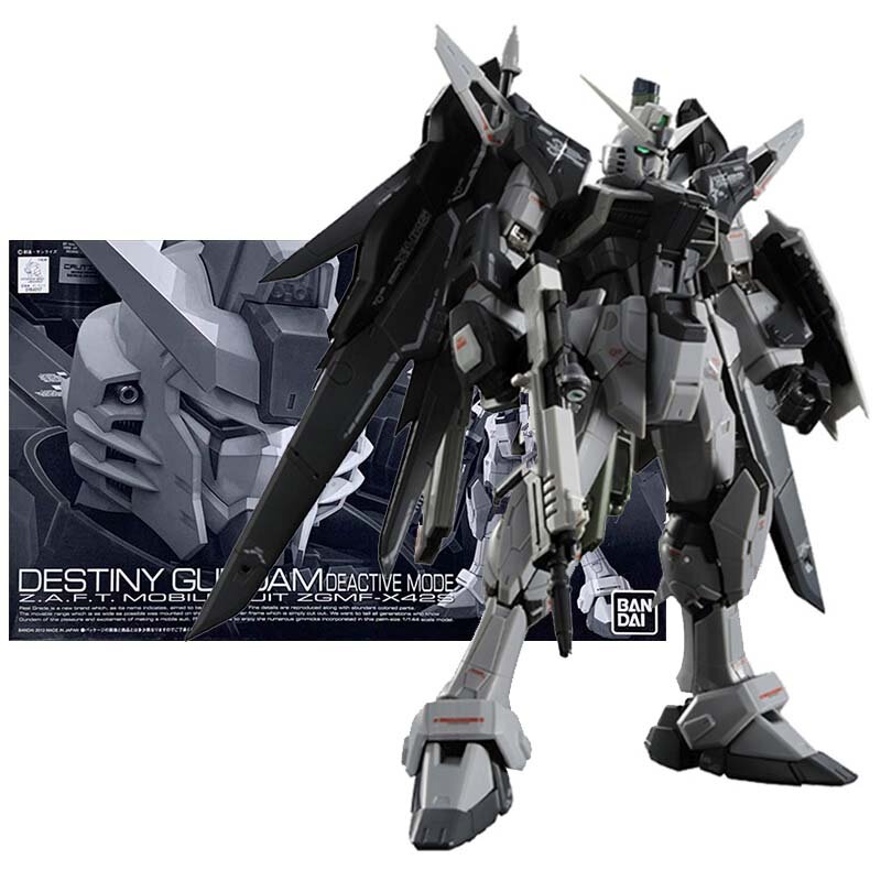 Фигурка Bandai Gundam, модель в комплекте, Аниме фигурки RG 1/144 ZGMF-X42S Destiny Deactive Mobile Suit Gunpla, экшн-фигурки, игрушки для мальчиков