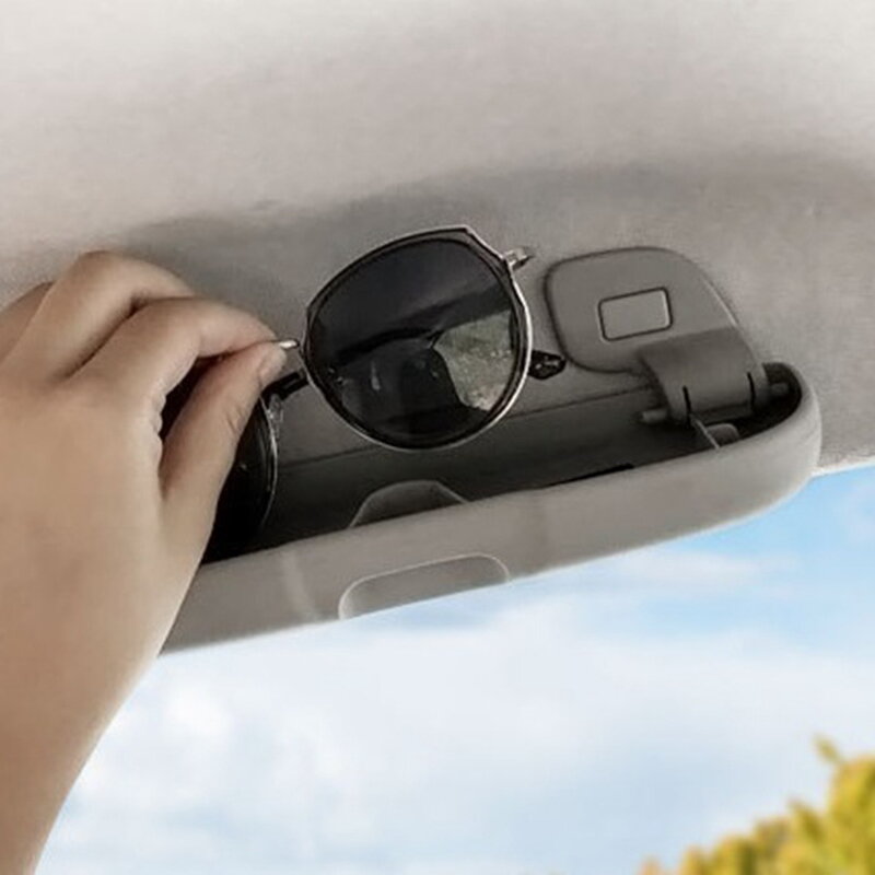 Custodia per occhiali da auto maniglia per tetto scatola portaoggetti Clip porta occhiali per Benz Smart Fortwo 453 2015-2021