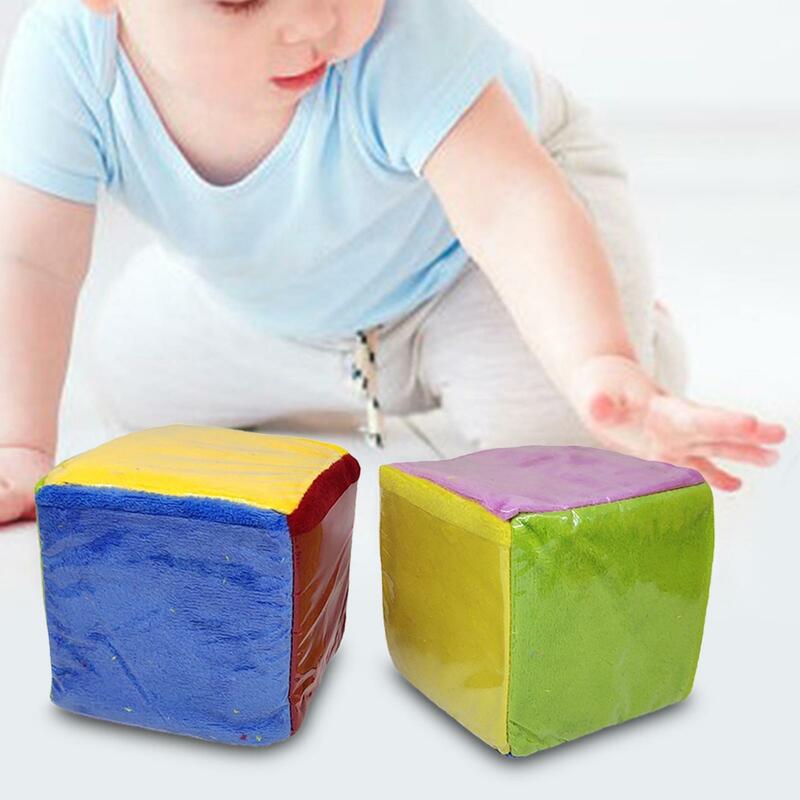 Dadi da gioco da 2 pezzi da 4 pollici con tasche trasparenti per giocattoli educativi