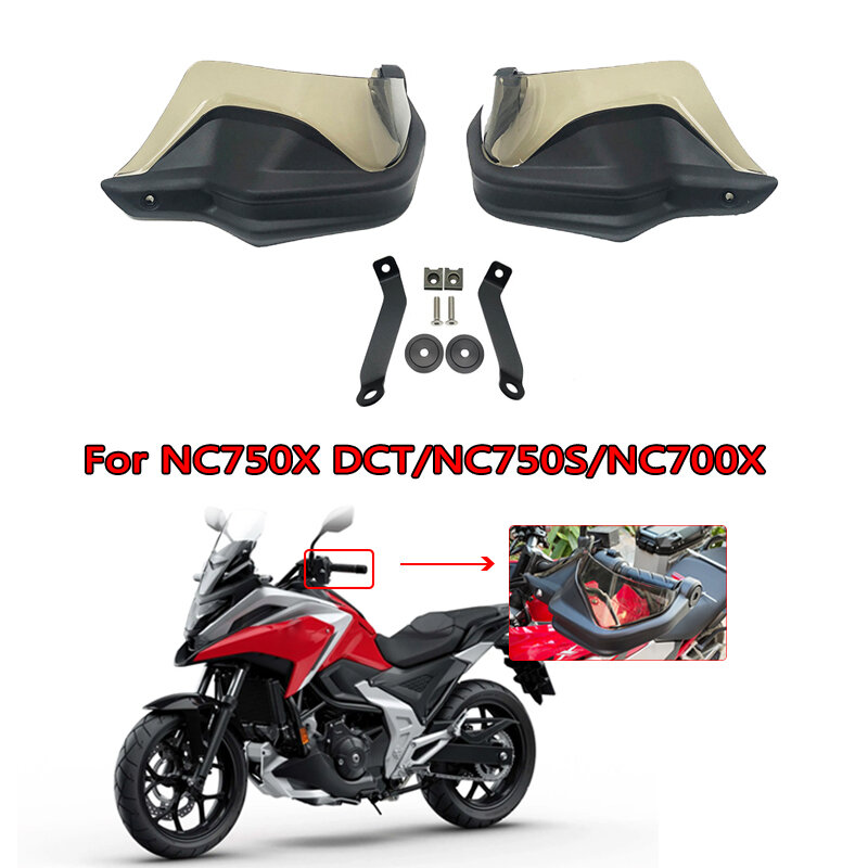 Nc750xハンドガードホンダnc750snc 750x dct nc750x nc750 s 2013-2022 2020 2021オートバイ用の耐久性のある保護