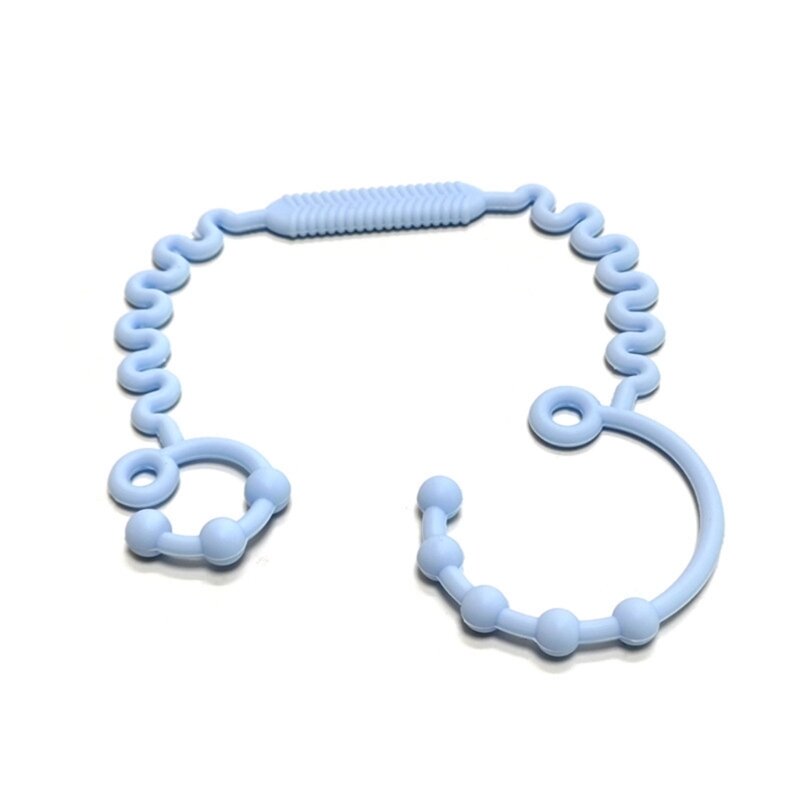 Secure & Reliable Teether & Pacifier Clip Silicone Strap for Teething Toy Bottle