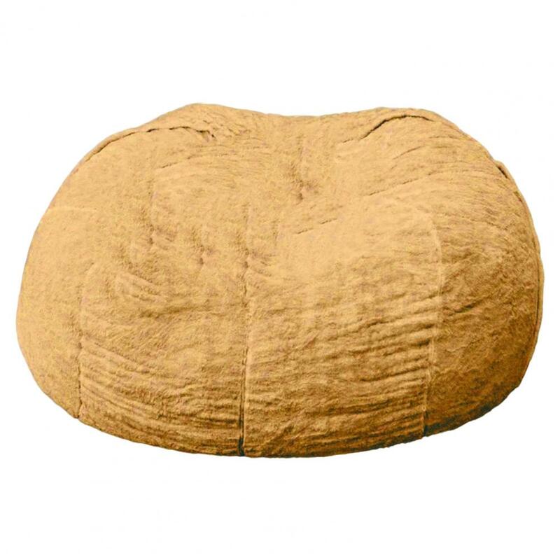 Sarung Kursi Bean Bag Ukuran Besar Dalam Ruangan Anti Memudar Sarung Kursi Bean Bag Fleksibel Sofa Berguna Tahan Debu